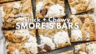 S&rsquo;mores Bars | The BEST Easy Cookie Bars Recipe