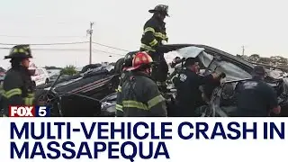 Crash in Massapequa kills father and his 2 children