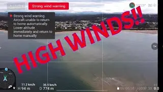 How Does The DJI Mini 2 Fly in Strong Winds?