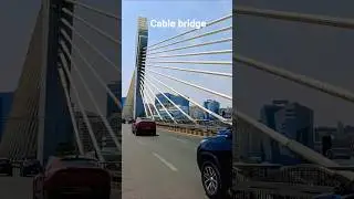 Hyderabad cable bridge🌉🌉#cable bridge#hitech City!!