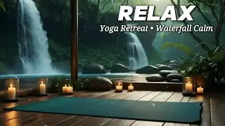 Waterfall Yoga Retreat | Healing Nature Sounds & Peaceful Spa Atmosphere