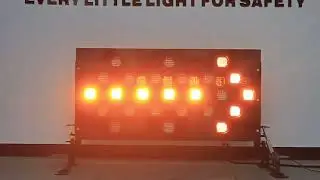 Solar Power Flashing LED Arrow Boards Sign for Road Safety, Arrow Board, LED Arrow Board