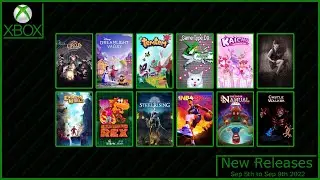 New Xbox Games for September 5th to 9th 2022