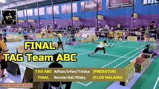 FINAL TAG TEAM ABC : Nanda + Adi + Rizky (FLUO MALANG) vs Alfian + Irfan + Triska (PREDATOR) PREWAR