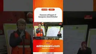 Kawasan setinggan di Gangnam, Seoul terbakar
