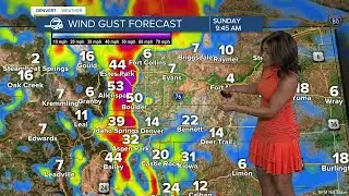 Fire danger elevated Sunday as Denver pushes toward record high