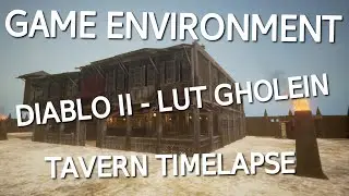 Game Environment - Diablo 2 Lut Gholein Tavern (Blender/Unreal Engine)