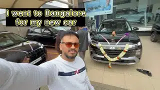 🚗 New Car Delivery Vlog | Hyundai Alcazar | Family Trip to Bangalore | Temple Pooja + Drone Shots 🎉