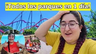 HAGO los 3 PARQUES en 1 DÍA 💥 ¿Recomendable? [Vlog PortAventura World]