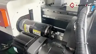 Short tail material tube laser cutting machine S12C | Golden Laser