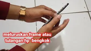 cara meluruskan tulangan atau frame hp yang tidak presisi atau bengkok