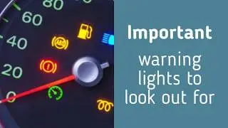 Car dashboard Warning Lights - What do the Red lights mean?