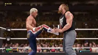 CODY RHODES VS BROCK LESSNAR BLOODIEST MATCH | WWE 2K25