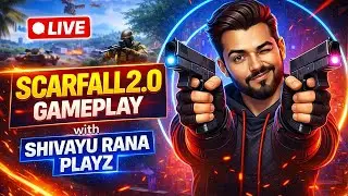 Season 3 OP Gameplay 🔥 ScarFall 2.0 Live | Rank Push Kar Ke Dikha Diya