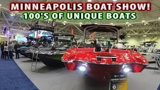 OVER 700 AMAZING BOATS! - MINNEAPOLIS BOAT SHOW!!!