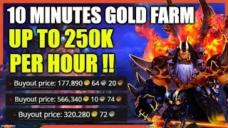 10 minutes gold farm! UP TO 250k per hour! WoW Shadowlands Gold Making- The Nighthold