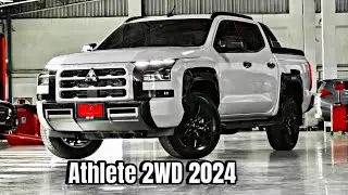 รีวิว Mitsubishi All New Triton Athlete 2WD 2024 สีขาว ราคา 1,135,000 บาท รุ่นตกแต่งพิเศษแอทลีท