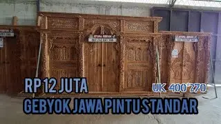 Standard door frame size 4m*270 Rp. 12 million
