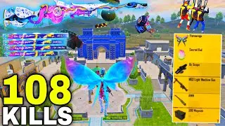 108 Kills! 🔥 NEW BEST LOOT GAMEPLAY with BEST SET💀PUBG Mobile - BGMI