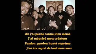 Ah j'ai péché contre Dieu même