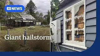 Giant hail damages property, cars in southeastern Queensland, northern NSW | ABC NEWS