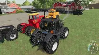 farm sim 19 -trying out the vehicle control addon +got some awsome sounding tractors that im trying