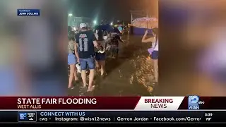 Flash flooding at Wisconsin State Fair
