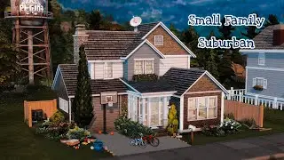Small Family Suburban 🏡 | The Sims 4 Speed Build