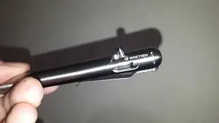 Overview of the Bastion Bolt Action Stainless Pen (thankfully not marketed as a tactical pen...)
