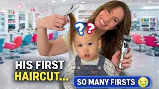 My SON'S First Haircut! (and a Few Firsts I Wasn’t Ready For)