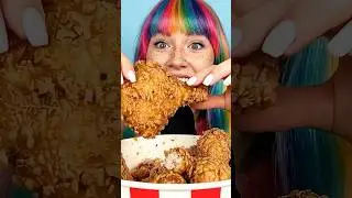 Cha Cha Cha Chicken ASMR! 🐓 KFC Fried Chicken Mukbang🍗