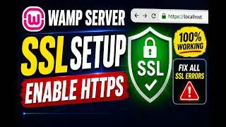 SSL certificate setup in wamp server | WAMP Server SSL Certificate Setup | Fix All SSL Errors