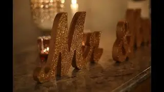 Mr and Mrs Sign Wedding Sweetheart Table Decorations,Mr and Mrs Letters Decorative Letters fo Review