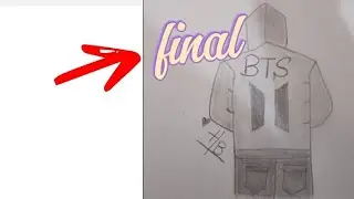 How to draw a boy with bts Easy drawing tips Easy sketching #howto #like#subscribe #like #comment  