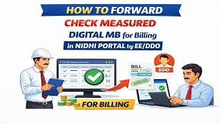 How to Forward Check Measured Digital MB for Billing in NIDHI Portal by EE/DDO #nidhiportal #nidhi