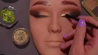 GOLDEN GLITTER EYE MAKEUP TUTORIAL|MAKEUP TUTORIAL COMPLICATIONS
