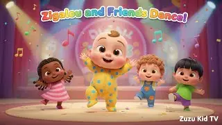 Zigaloo and Friends Dance Compilation | Fun Toddler Dance Song & Interactive Nursery Rhyme