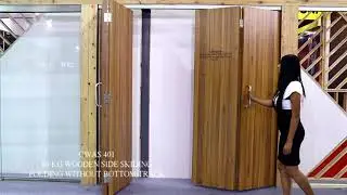 CWAS 401 80 KG WOODEN SIDE SLIDING FOLDING WITHOUT BOTTOM TRACK