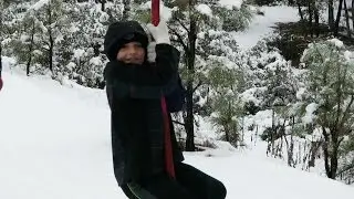 Snowy Payson Cabin Adventure