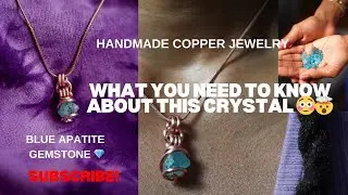 Голубой кристалл апатита 💎 Что нужно знать об этом драгоценном камне 😳🤯 | Преимущества украшений ...