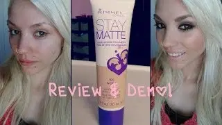 Rimmel London Stay Matte Foundation Review/Demo.