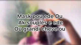 Si ou bezwen w&egrave; chanjman ak cheve ou k&ograve;manse f&egrave; mask sa pi souvan