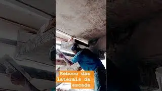 #reboco da escada