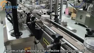Dual-head linear layout, doubling efficiency &ndash; the expert in screw capping machine for nut cans