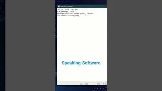 Speaking software from Notepad || how to make speaking software.😃😃