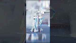 The gleaming frozen lake reveals a stunning new ice queen set! ✨❄️