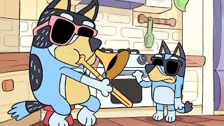 Bluey when Mum isn't home