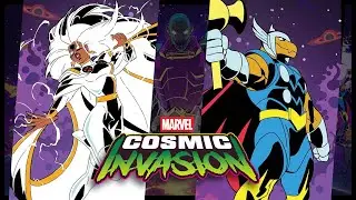 Marvel Cosmic Invasion: Storm & Beta Ray Bill - Arcade Hard / 4P Enemies with Difficulty DIPs - 1CC