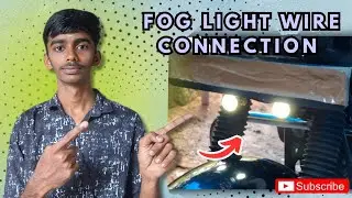 How to connect Fog light in Splendor - Malayalam | Fog light wire connection | Gokulling dude