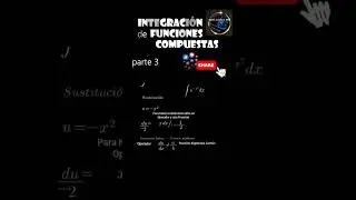 🤔👨&zwj;💻Integral Indefinida 3/6🧐🔴